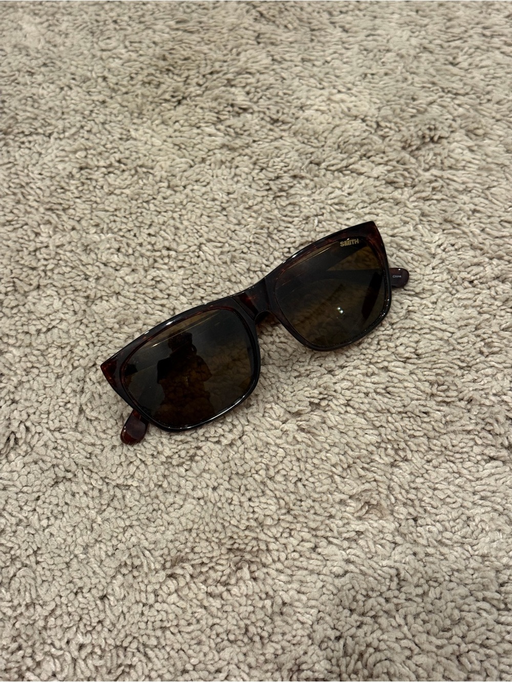 SMITH Tortoiseshell Frame Sunglasses with Brown Lenses